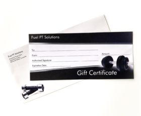 Fuel PT Gift Certificates